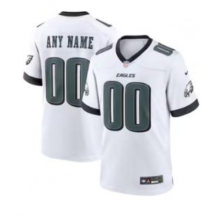 Philadelphia Eagles Nike Custom Game Jersey - White